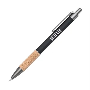 Otto Metal Pen w/Cork Grip & Black Refill