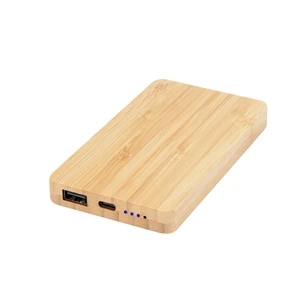 5000 mAh Bamboo Power Bank