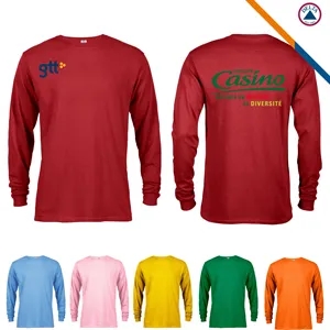 Delta Apparel® 5.2 Oz 100% Cotton Preshrunk Long Sleeve Tees