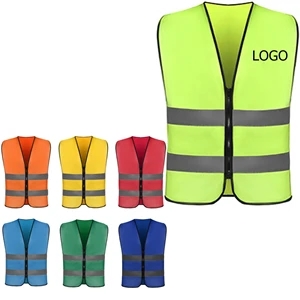 Zipped Reflective Vest