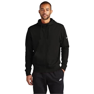 NIKE CLUB FLEECE SLEEVE SWOOSH FULL ZIP HOODIE