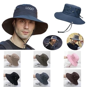 Outdoor Fishing Wide Brim Sun Bucket Hat