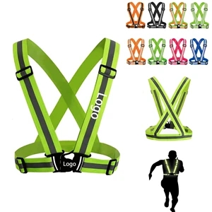 Adjustable Reflective Strap Safety Vest