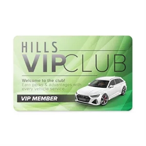 Deluxe Loyalty Card .030" White