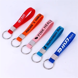 Silicone Bracelet Wristband Keychain