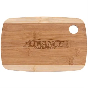 The Camden 9-Inch Two-Tone Bamboo Cutting Board