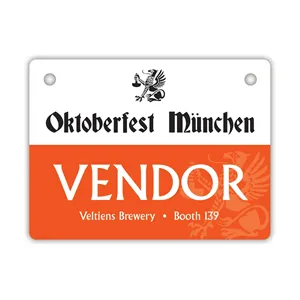 Custom Logo Laminated Paper Event Badge - 20mil Budget-Friendly