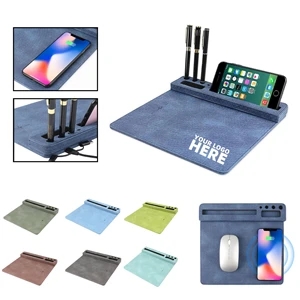 Custom Logo Mouse Pad With Wireless Charger