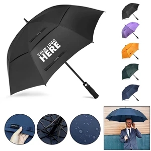 Custom Logo 62" Arc Straight Shank Umbrella