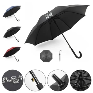 Custom Logo Vinyl Straight Shank Umbrella