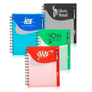 Spiral Notebooks with Front Pocket