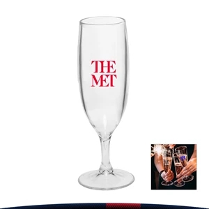 6.7 oz. Ibolya Plastic Champagne Flutes