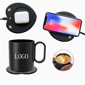 Smart Coffee Mug Warmer with Wireless Charger