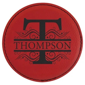 Laserable Leatherette Coaster