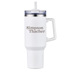 Aqueduct-IV 40 Oz Tumbler Mugs with Straw