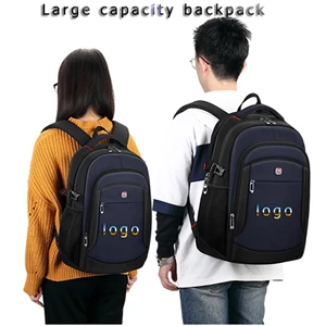 Custom Logo University School Computer Backpack