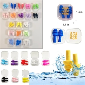 19 Colors Christmas Tree Shaped TPE Earplugs w/ Clear Case