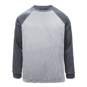 Men's Bonded Interlock (BDI) Long Sleeve Raglan Shirt