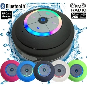 Waterproof Bluetooth Speaker With LED