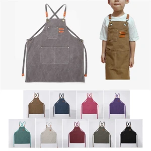 16A Canvas Children's Apron MOQ 50PCS