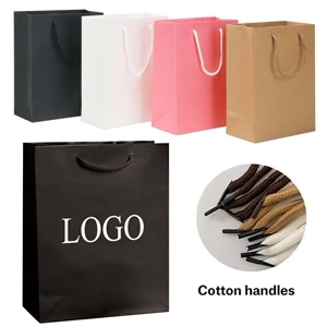 Custom Paper Shopping Gift Tote Bags