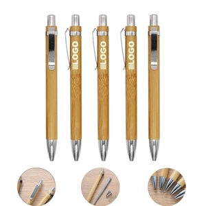 Sustainable High Quality Writing Bamboo Ballpoint Pen