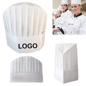 Disposable Vegetable Fiber Non-Woven Chef Hat