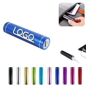 Single Section Cylindrical Power Bank