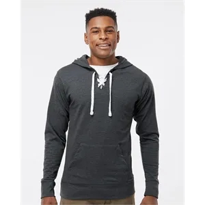 J. America Jersey Sport Lace Hooded Pullover