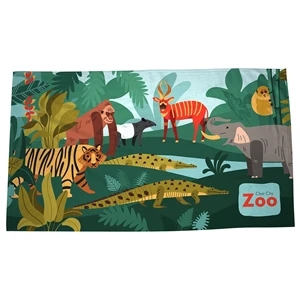 Silk Touch Beach Blanket/Towel 35- x 60- 400GSM Poly/Cotton