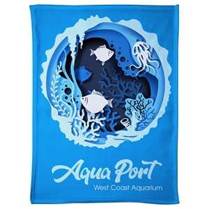 Light-Weight Brushed Fleece Blanket 30-x 40- 300GSM - Full C