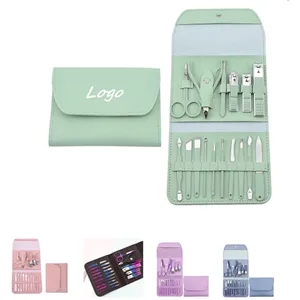 16 in 1 Manicure Set Professional Nail Clippers Pedicure Kit