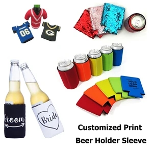 Customized Print Beer Holder Sleeve