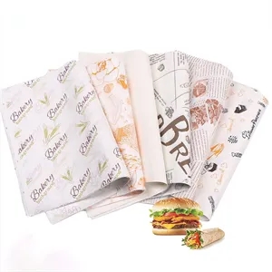 Custom Colored Sandwich Burger Wrapping Tissue Paper