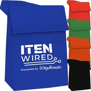 Non-Woven Foil Lining Lunch Bag (7" x 10" x 4.5")