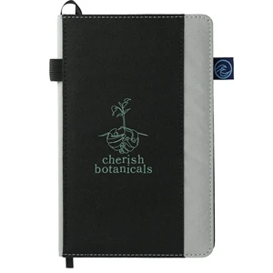 Custom 5.5'' x 8.5'' Repreve® Ocean Refillable Journal