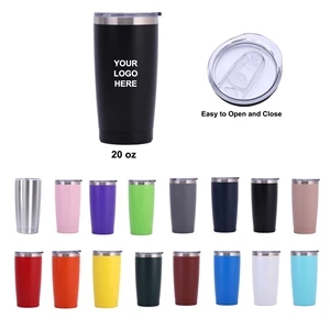 20 Oz. Double Wall Vacuum Stainless Steel Insulated Tumbler