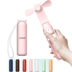 Portable Handheld Mini Fan with Power Bank