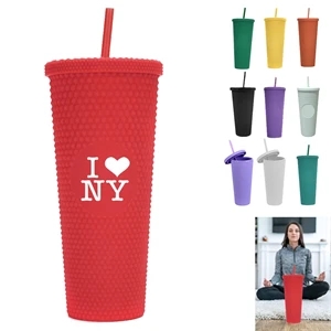Sprayed Rubber Full Color Tumbler 24OZ