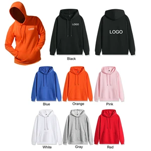 Custom Logo MOQ10 High Quality Unisex Pullover Hooded Sweatshirt
