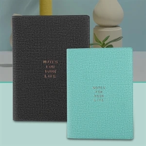 Custom Logo A5 Lined Journal Hardcover Ruled Notebooks with Pen Holder