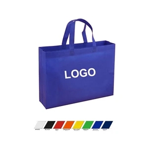 Large Non-Woven Shopping Tote Bag - 16x20x8"