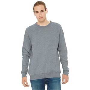 BELLA+CANVAS Unisex Sponge Fleece Raglan Sweatshirt.