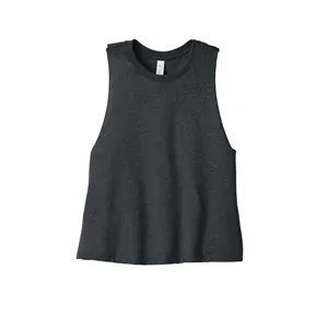BELLA+CANVAS Women's Racerback Cropped Tank.
