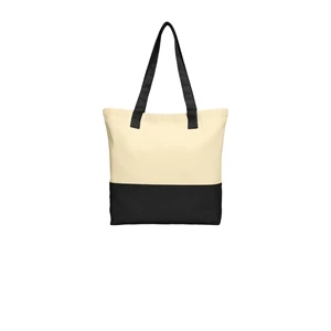 Port Authority Colorblock Cotton Tote.