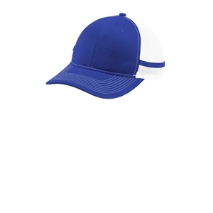 Port Authority Two-Stripe Snapback Trucker Cap.