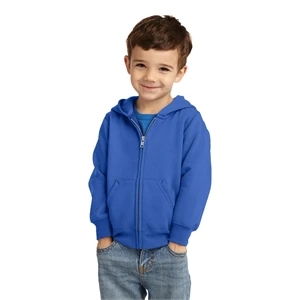 Port & Company Toddler Core Fleece Full-Zip Hooded Sweats...