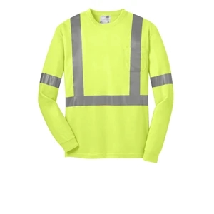 CornerStone ANSI 107 Class 2 Long Sleeve Safety T-Shirt.