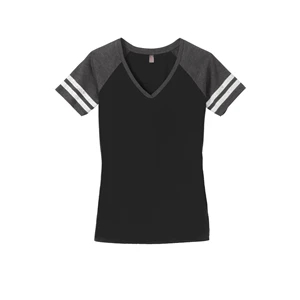 District Women's Game V-Neck Tee.