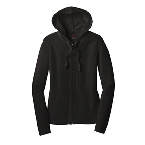 District Women's Fitted Jersey Full-Zip Hoodie.